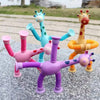 Suction Cup Giraffe Pop Tube Toy