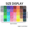 40-Color Flatback Resin Rhinestone Kit for Crafts