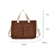 Strawberry Bowknot Canvas Tote Bag