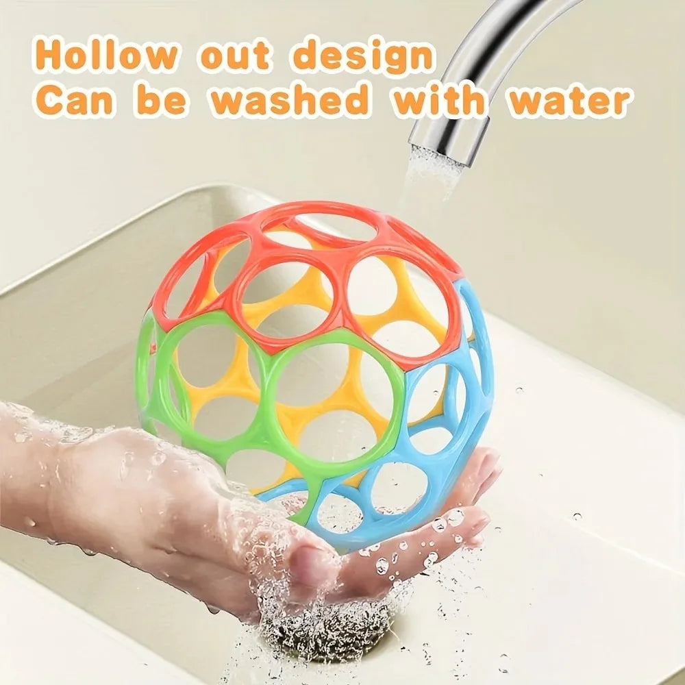 Cutout Design Sensory Grip Ball for Baby Development