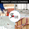 Airless Paint Spray Gun Shut-Off Valve with Swivel Joint Extension