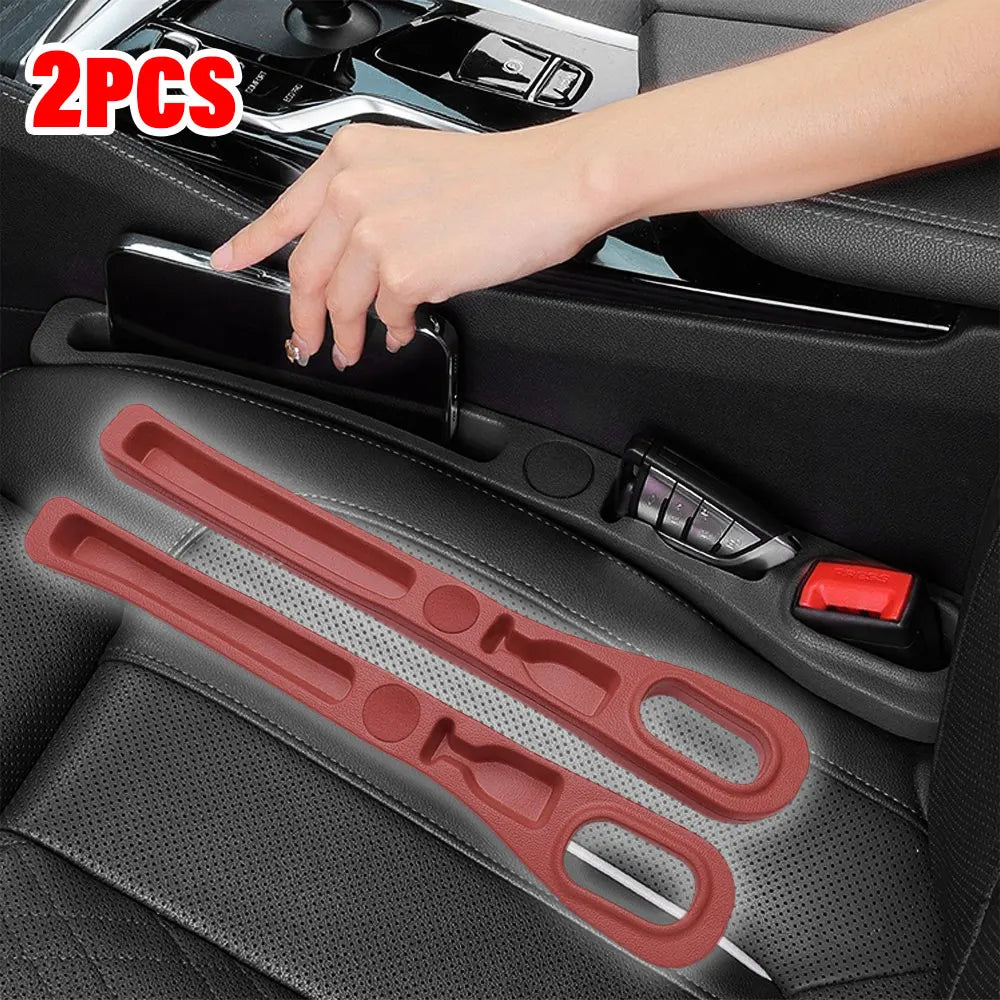 Car Seat Gap Filler Organizer with Dual Storage Grooves