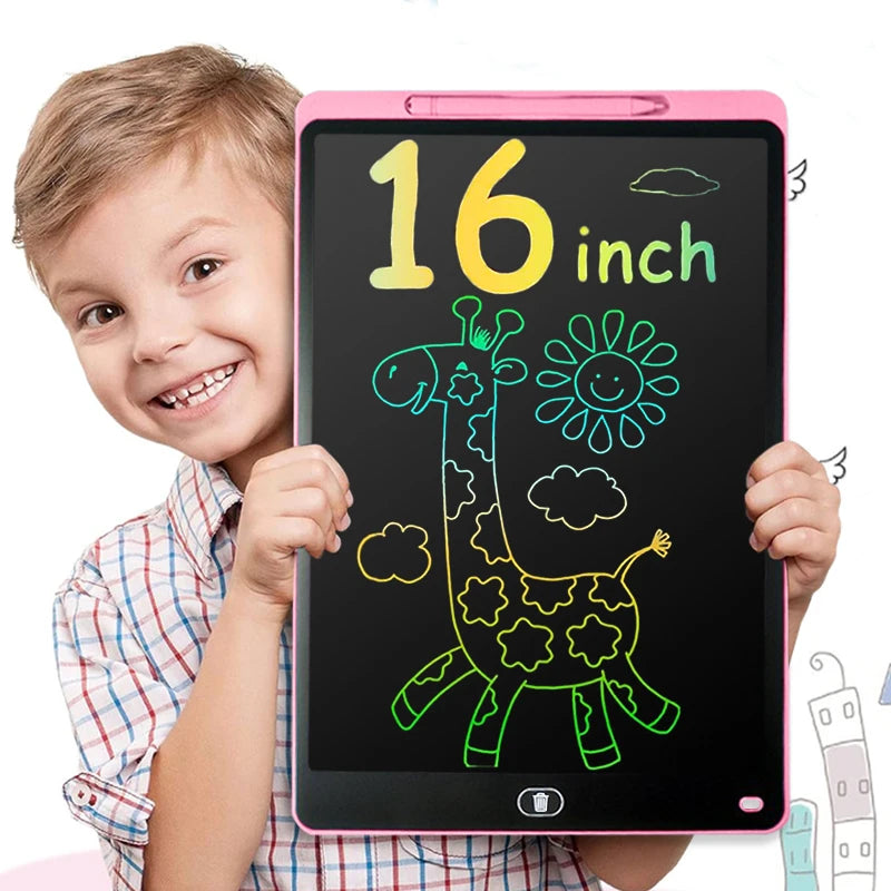 16-Inch Colorful LCD Drawing Tablet for Kids