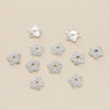 Decorative Flower Bead Caps for Jewelry Making – 50 Pack