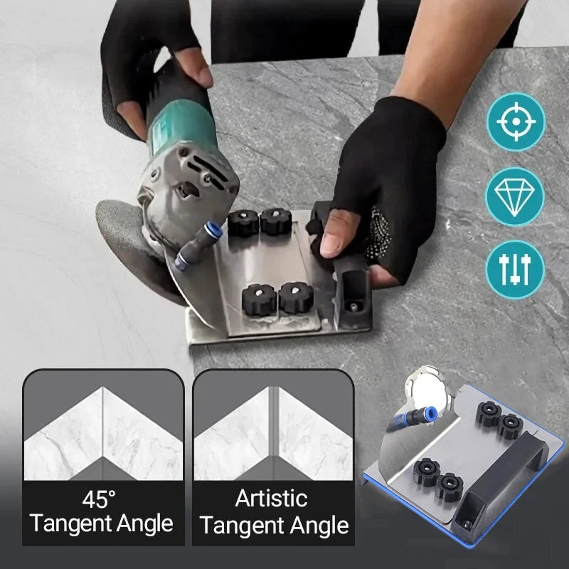 Stainless Steel 45-Degree Chamfer Tool for Angle Grinders