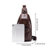 Vintage Genuine Leather Crossbody Bag for Men