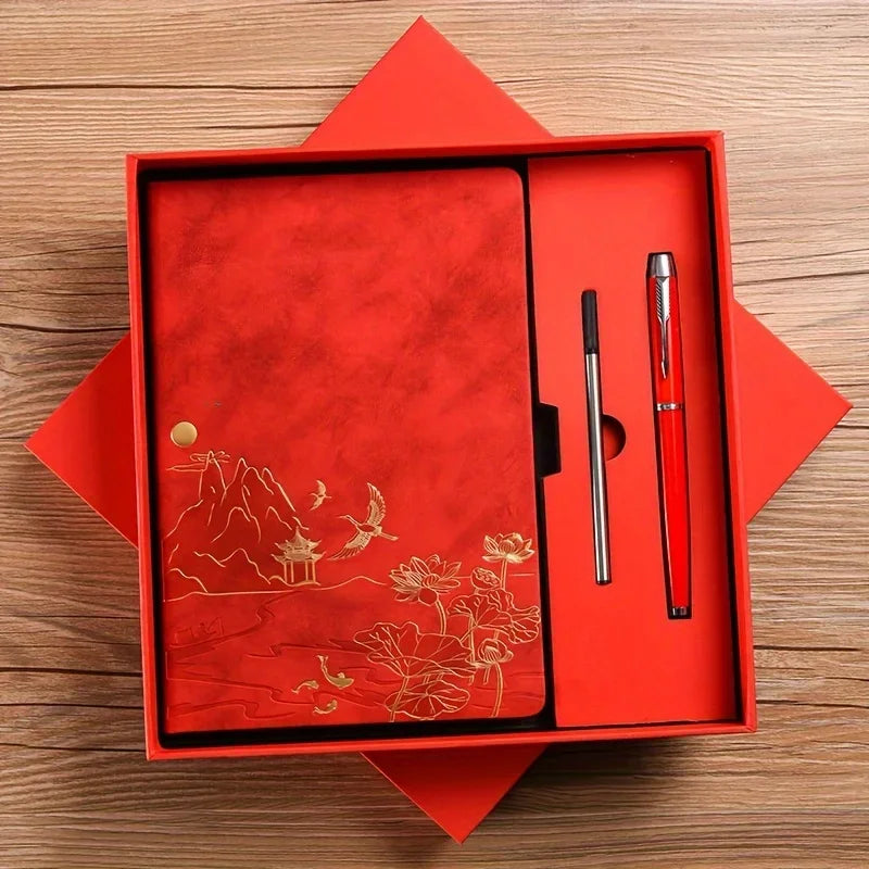 Premium A5 Notebook with Color-Changing PU Leather Cover