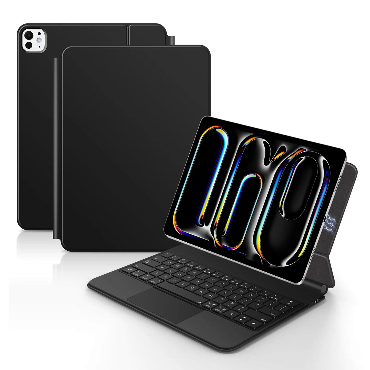 Magnetic Pogo Pin Keyboard Case for iPad Pro & Air
