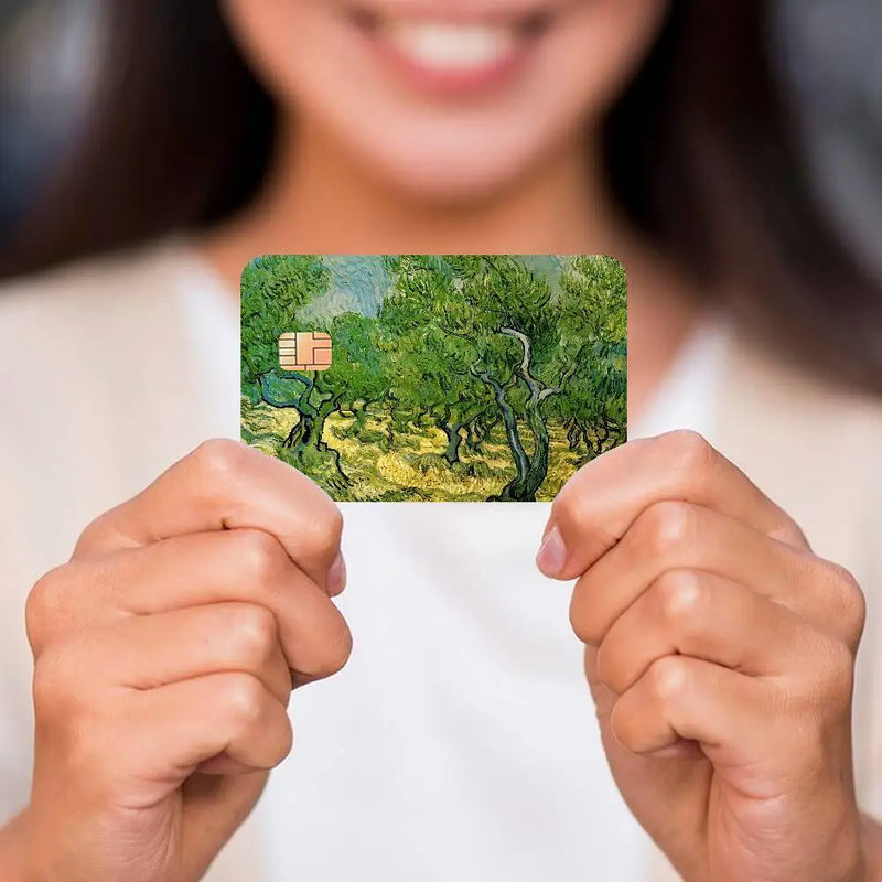 Skin para Tarjeta de Crédito Estilo Van Gogh