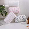 Bowknot Print Makeup Bag - Large Capacity Travel Toiletry Organizer