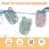 Baby Teething Gloves with Cartoon Bear Design