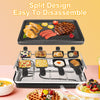 Elektrisches koreanisches BBQ-Tablegrill mit Raclette-Oberfläche