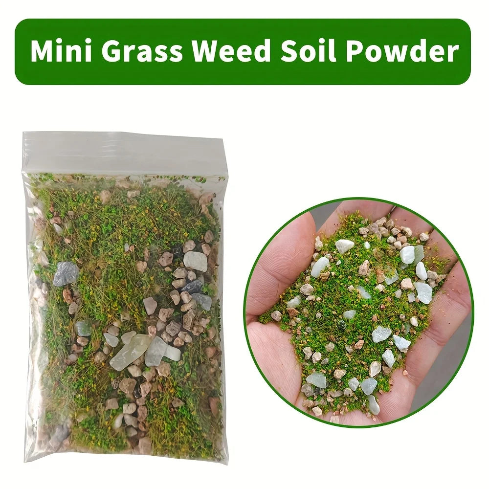 Miniature Landscape Stone Grass Powder for DIY Models & Sand Tables