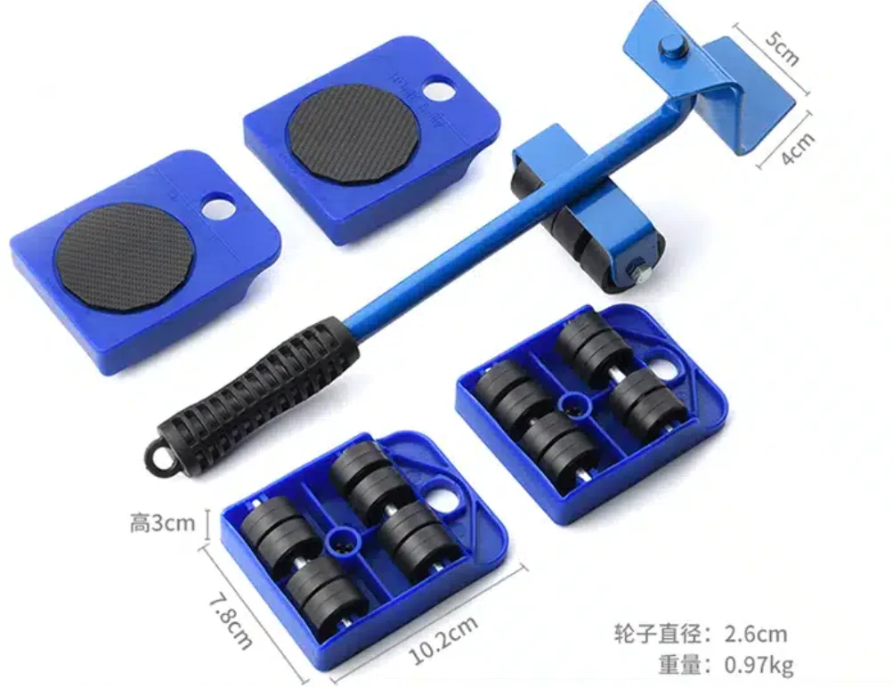 Heavy Duty Furniture Lifter with Moving Wheels