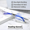 Diamond-Cut Blue Light Blocking Reading Glasses