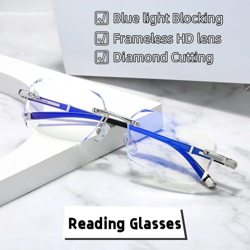 Diamond-Cut Blue Light Blocking Reading Glasses