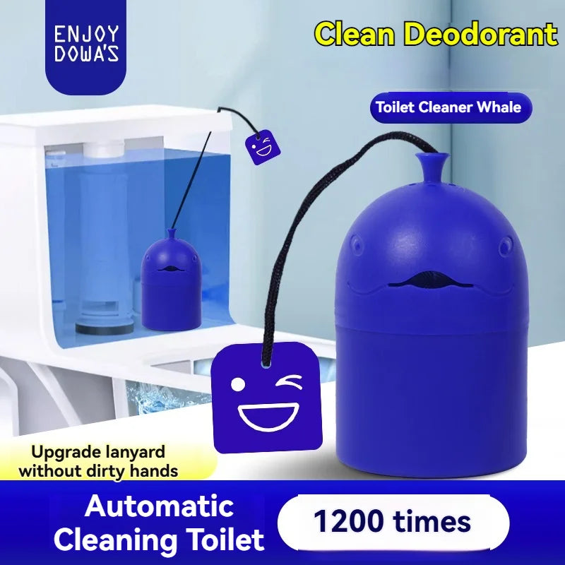 Gel Nettoyant Automatique pour Toilettes en Forme de Baleine