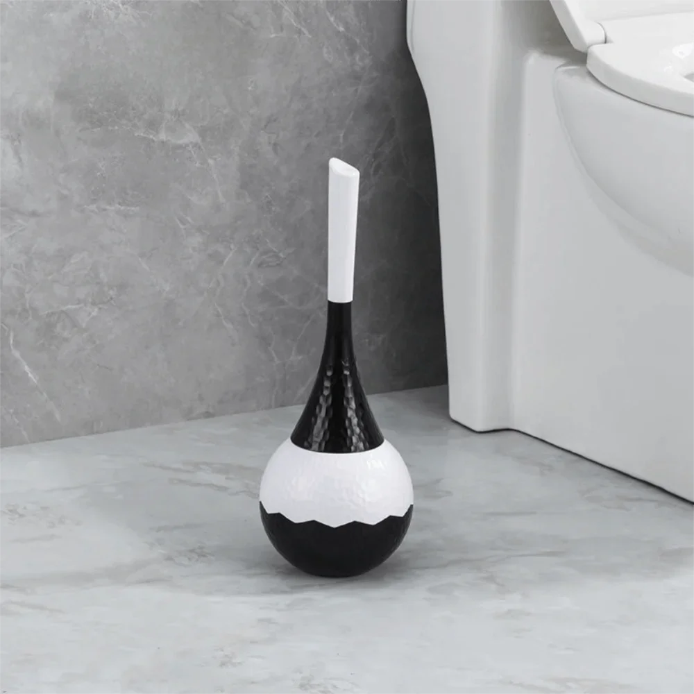 Elegant Toilet Brush with Holder and Long Handle