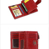 Vintage RFID-Blocking Tri-Fold Wallet with Ample Storage