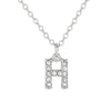 Initial Letter Pendant Necklace