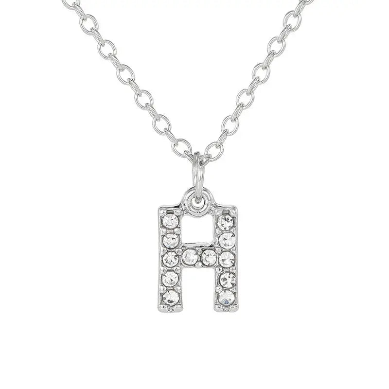 Initial Letter Pendant Necklace