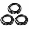 4-Digit Combination Bike Cable Lock – 110cm Anti-Theft Security Lock for Bicycles, Scooters & Motorcycles