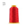 High-Tenacity Polyester Embroidery Thread (120D/2, 40wt) for Home & Industrial Machines
