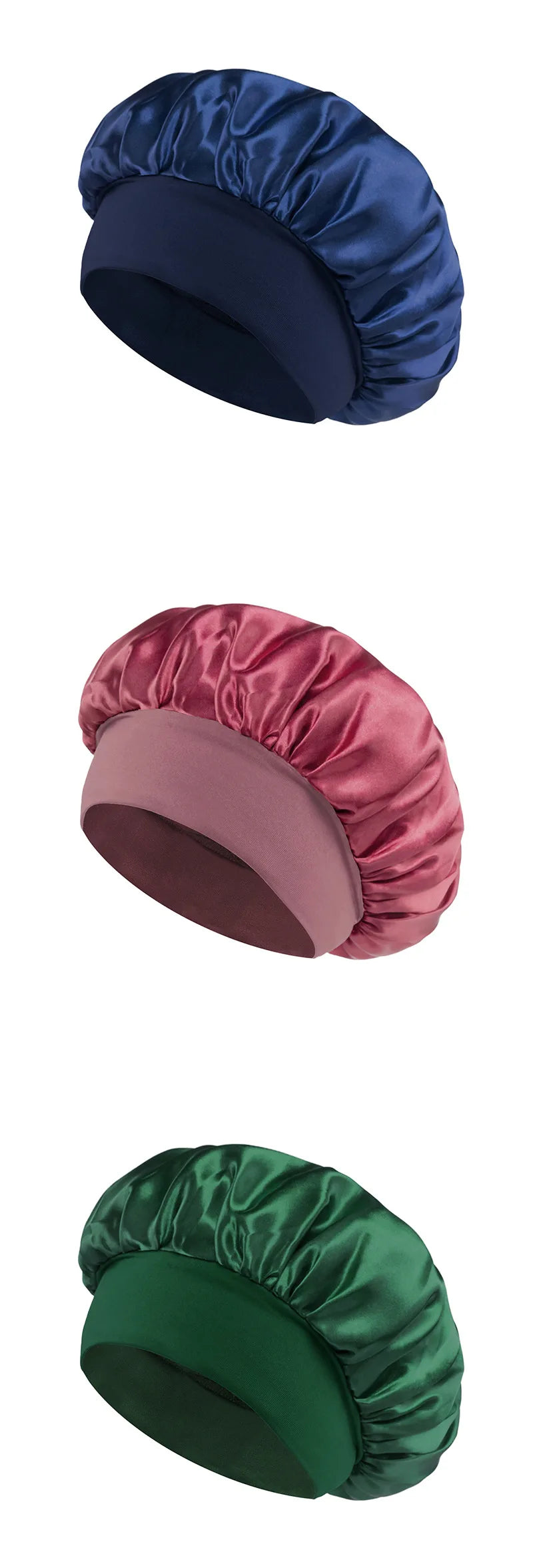 Satin Sleep Bonnet with Adjustable Comfort Band
