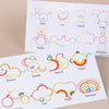 Montessori Rainbow Arch Blocks – 12-Piece Wooden Stacking Toy