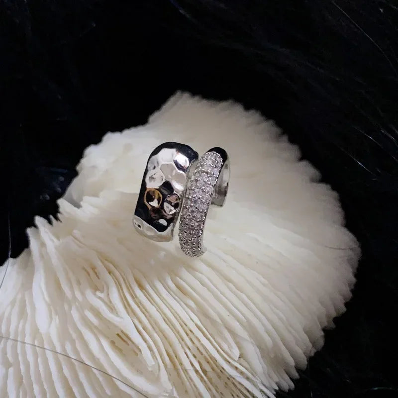 Geometric Double-Layer Ear Cuff