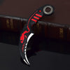 Blue Dragon Claw Folding Knife Model - 18cm Collectible Tactical Karambit