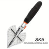 Black handle and silver blade of an SK5 adjustable angle shear tool.