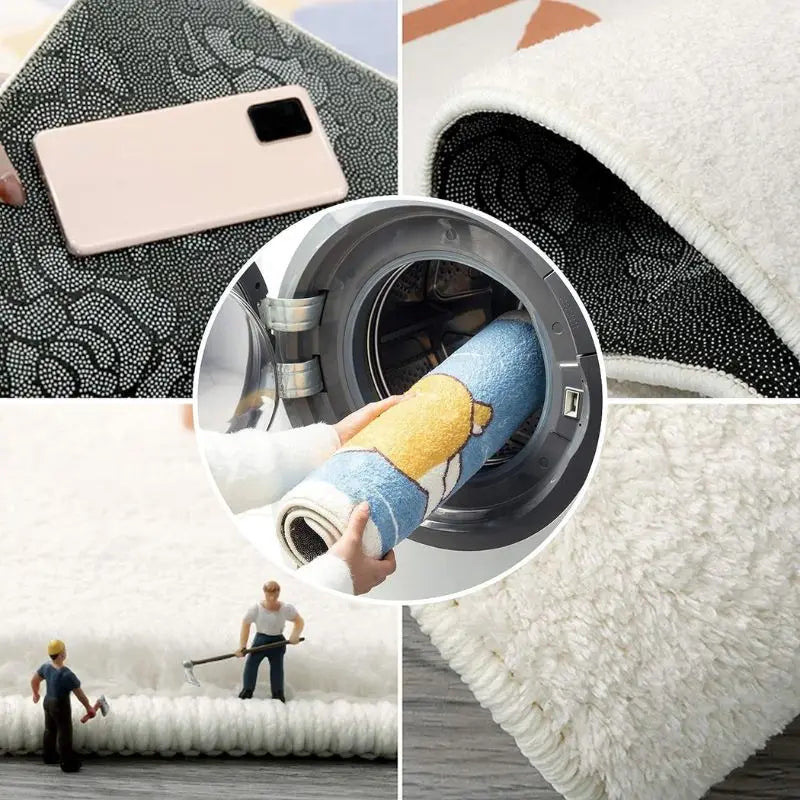 Halloween Spider Web Non-Slip Absorbent Door Mat