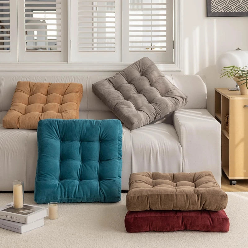 Tufted Floor Seating Pillow Cushion for Meditation and Relaxation