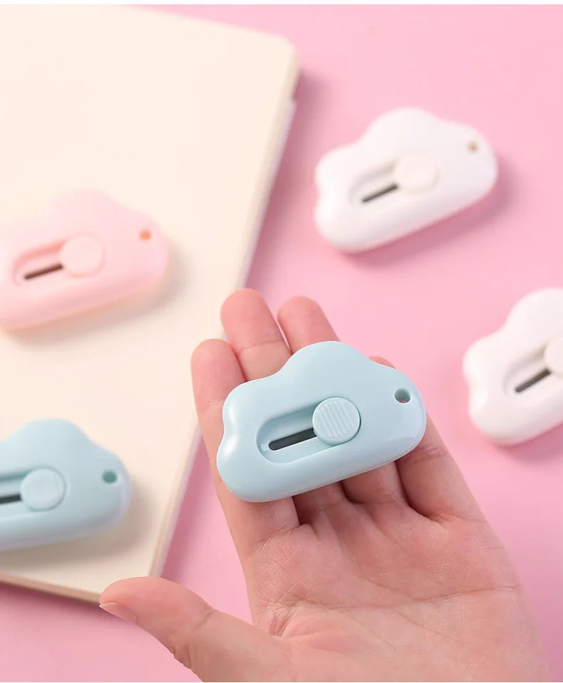 Cloud Mini Safety Cutter – Compact Letter Opener & Box Cutter
