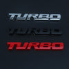 3D Turbocharged Metal Alloy Car Badge Emblem