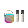 Compact Karaoke Speaker with Dual Microphones