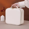 Travel Makeup Bag with USB-Powered LED Mirror