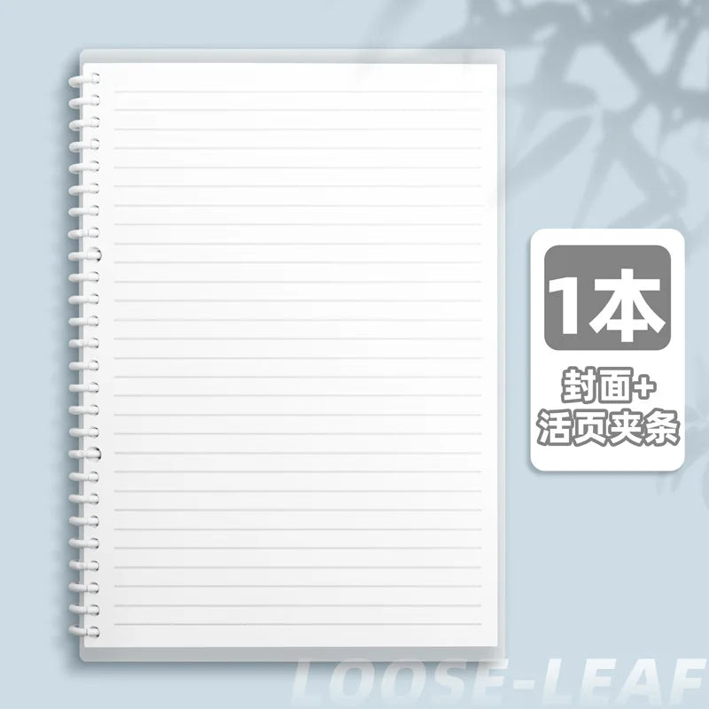 Macaron Detachable Spiral Notebook – 60 Sheets, A4/A5/B5