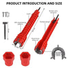 14-in-1 Multi-Functional Faucet and Sink Wrench Kit