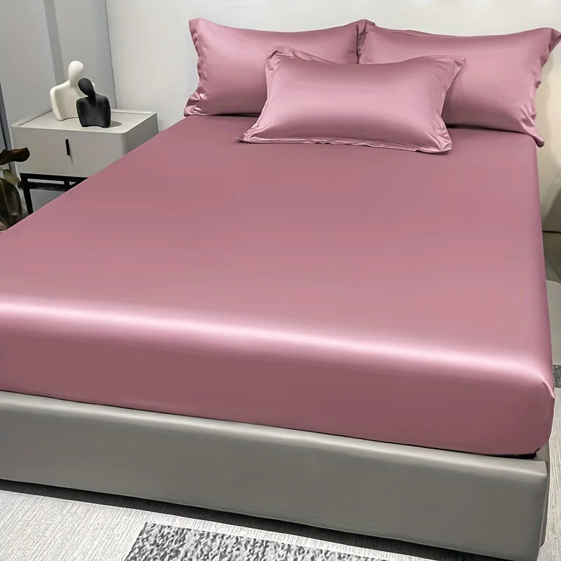 Luxury Satin Fitted Bed Sheet