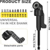 Flexible Drill Bit Extension & Right Angle Adapter Kit