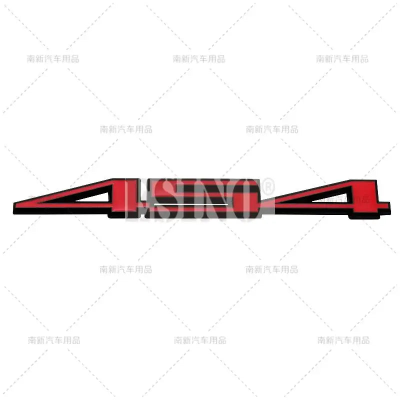 Black and red 3D metal alloy emblem badge for Chevrolet Camaro and Cruze.