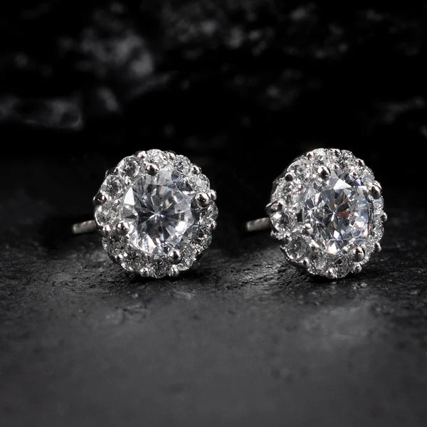 Pendientes de Aro con Zirconia Cúbica