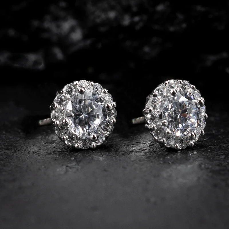 Pendientes de Aro con Zirconia Cúbica
