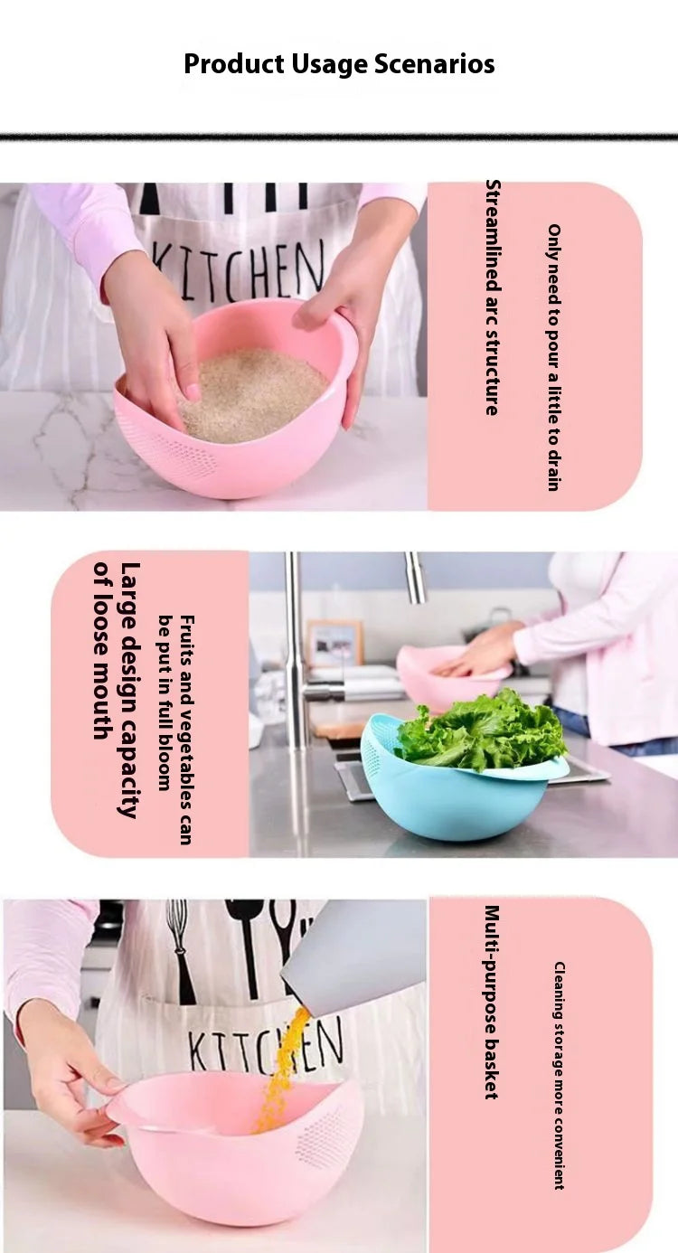 Multi-Purpose Plastic Drain Basket for Kitchen