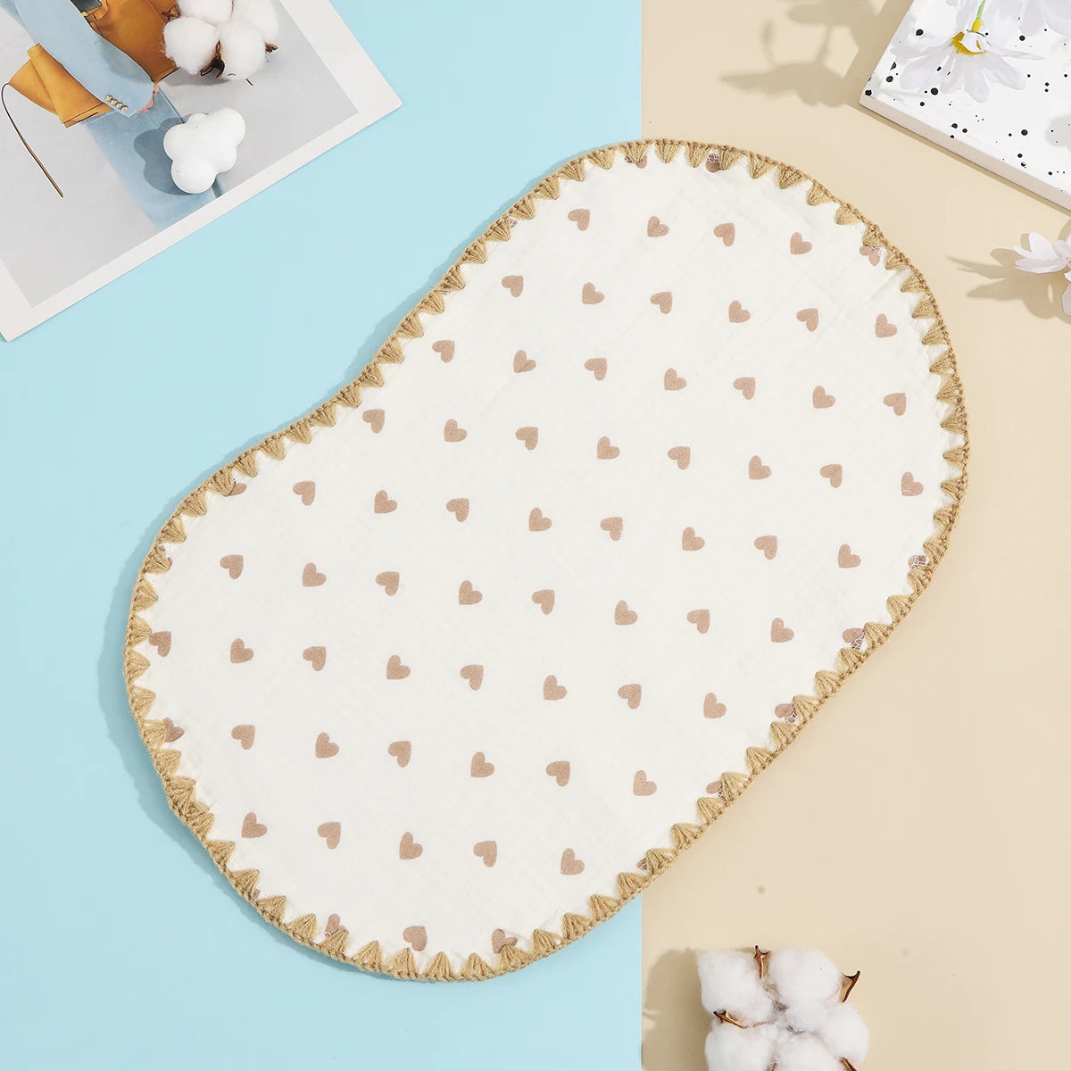 Cloud Soft Baby Pillow with Cotton Gauze Cover