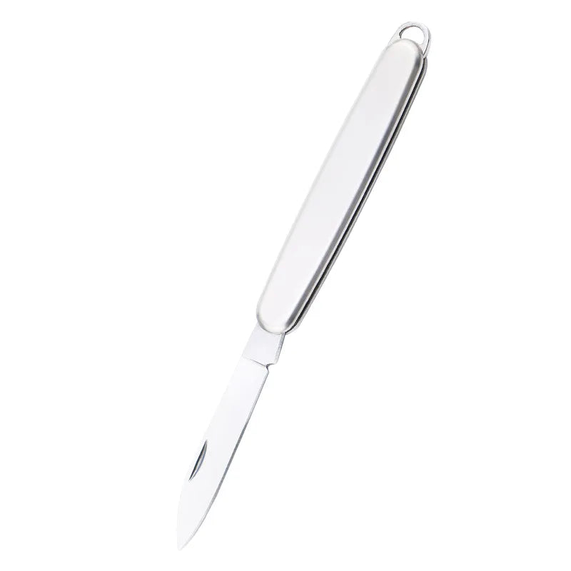 Compact Stainless Steel Folding Utility Knife