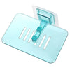 No-Drill Adhesive Soap Holder with Drainage Tray