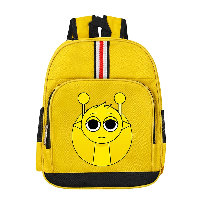 Sprunki Cartoon Backpack – Large Capacity Rucksack for Teens and Adults